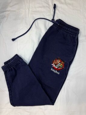Teddy Fresh Navy Graphic Jogger Pants